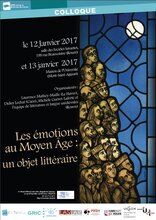 Colloque national "Les Emotions au Moyen-Age : Un objet littéraire"