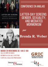 Conférences de Brenda R. Weber Novembre 2019